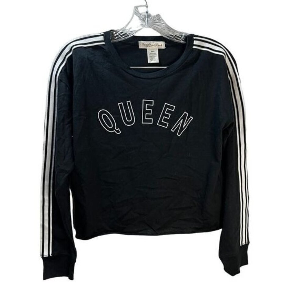 Youth in Revolt QUEEN Crop Pullover Sweater‎ Small